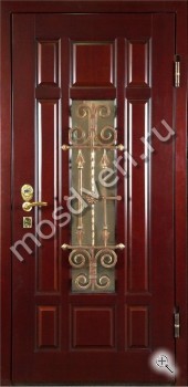 Парадная входная дверь с ковкой - купить от производителя Мосдвери Парадная входная дверь с ковкой